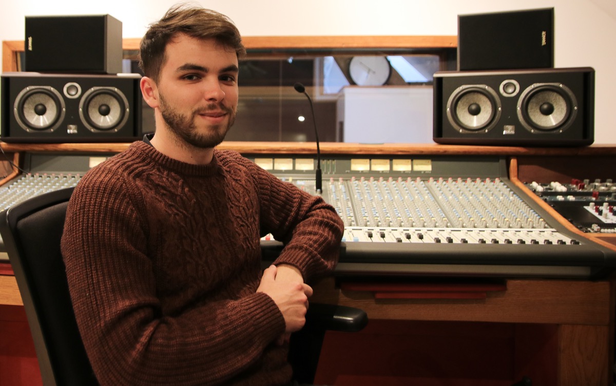 Valentin, ingénieur du son au Studio Deffand