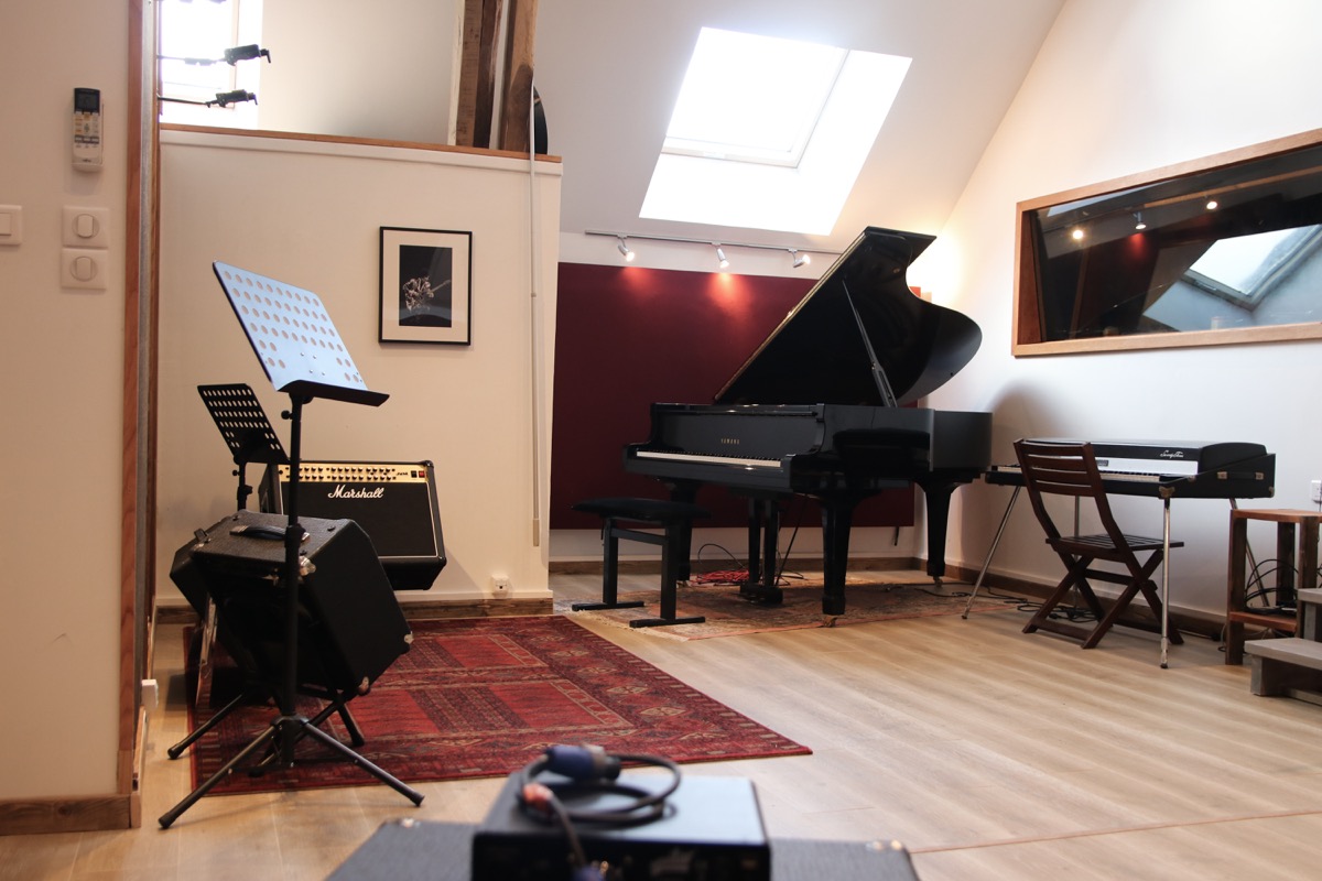 Live room studio d'enregistrement