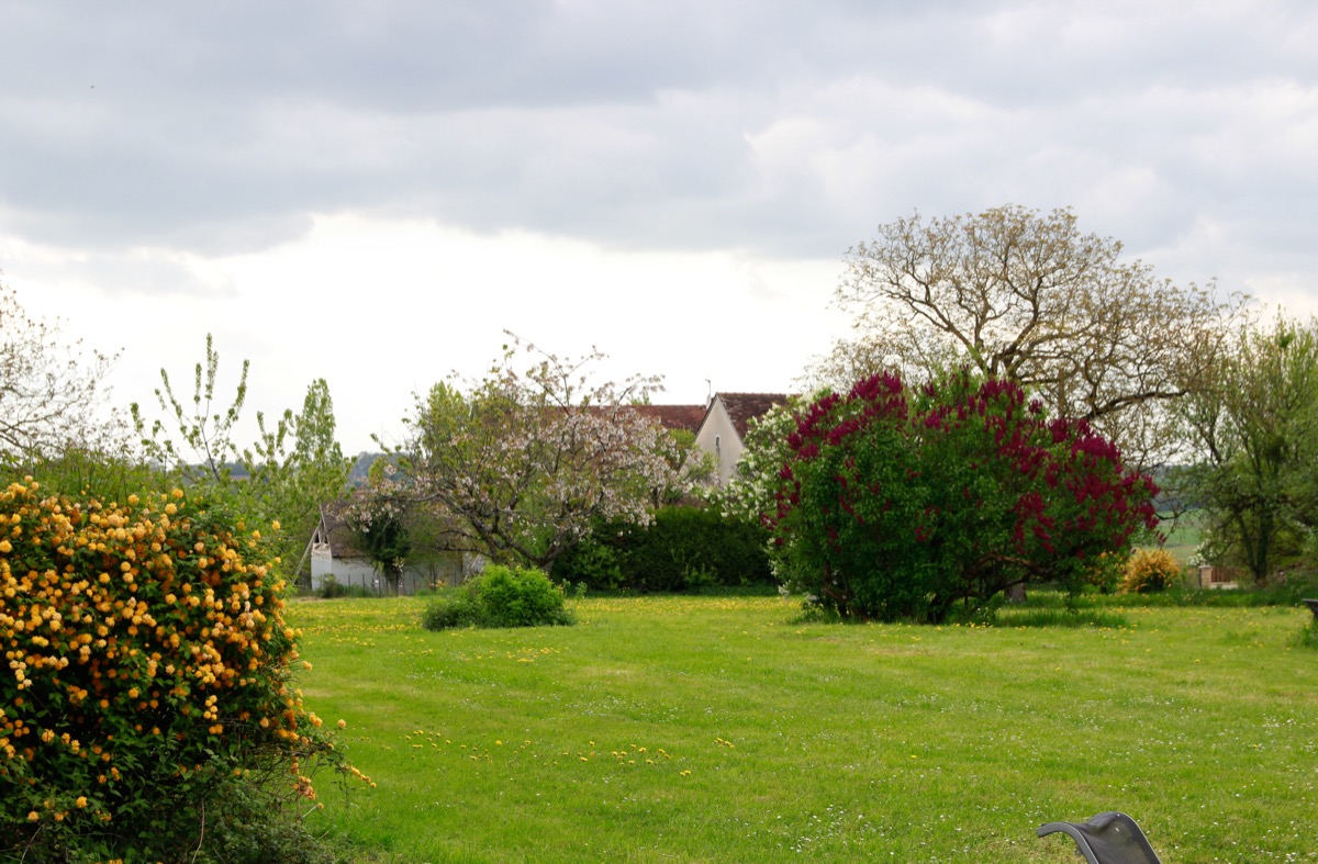 Parc de la résidence d'artistes au Studio Deffand