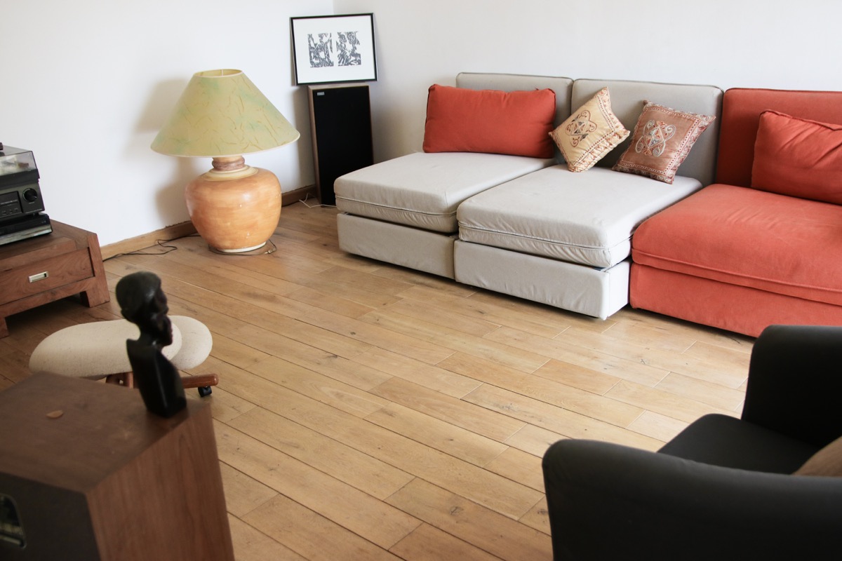 Salle de détente dans la résidence d'artistes du Studio Deffand